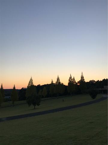 夕暮れウォーキング