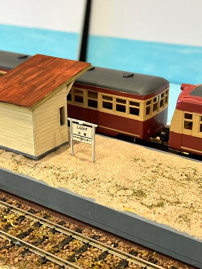 なつかしの江若鉄道展ジオラマ