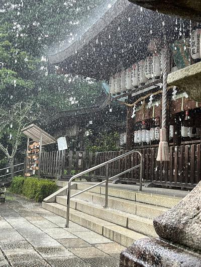 京都ゲリラ豪雨