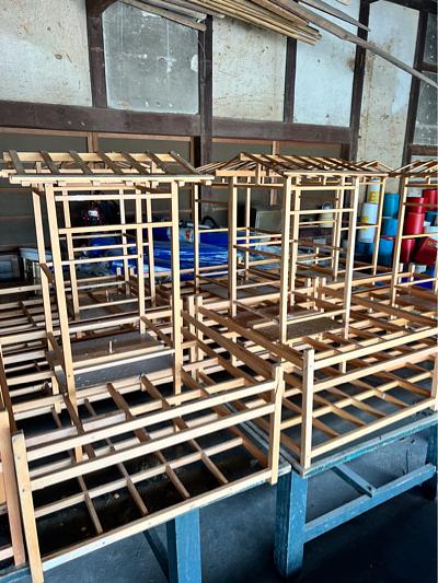 地元祇園祭の灯籠直し