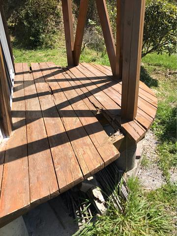 滋賀ウッドデッキ修理DIYをサポート