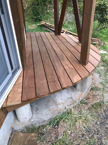 滋賀ウッドデッキ修理完成DIYサポート