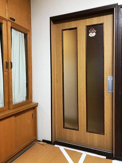 思い出のドアが引き戸に変身！！