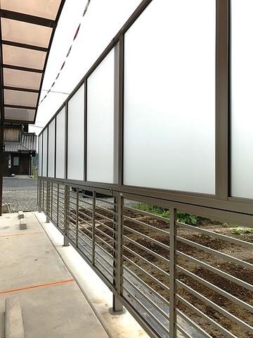 アルミフェンスが完成しました！