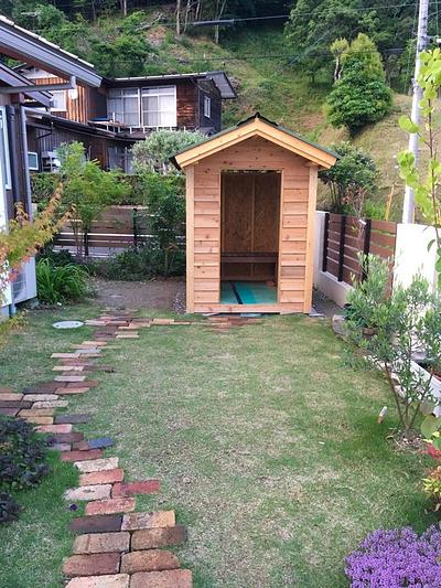 ガーデンシェッド作り～その7