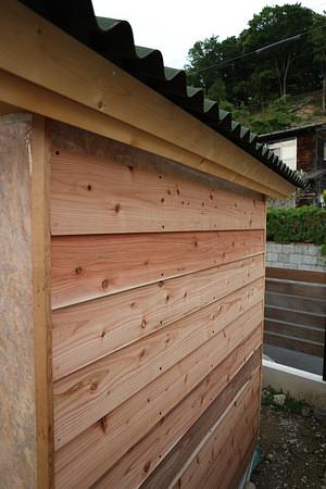 ガーデンシェッド作り～その６