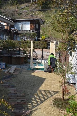 ガーデンシェッド作り～その２