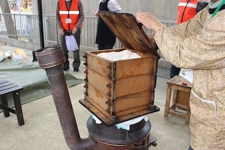 お餅つきをしました！