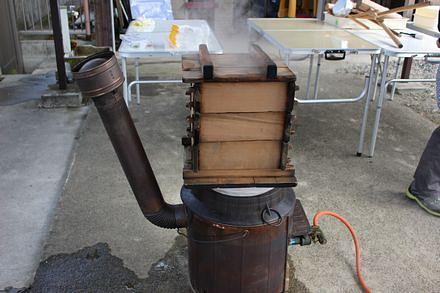 やまびこの日・餅つき