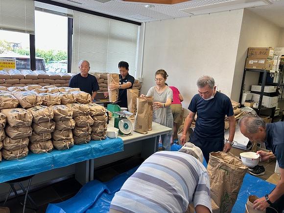 仰木の棚田米を「仰木の里」のみなさんに斡旋