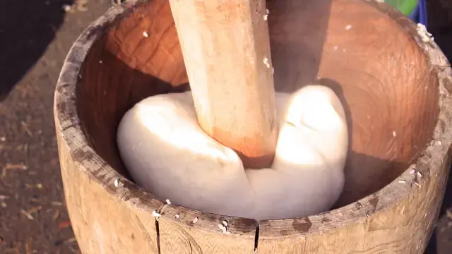 浜大津で餅つき