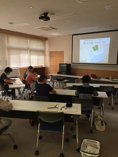 押入れのお片づけ講座でした