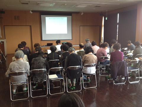 シニア様向けの講座でした