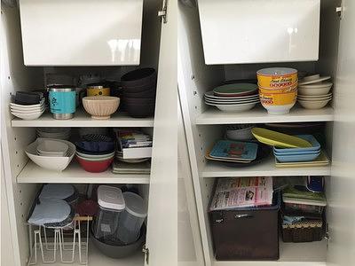 お片づけサポート～食器棚編①