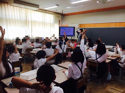 小学校にてお片づけ講座でした