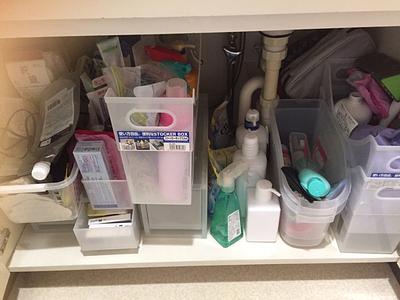 お片づけサポート〜洗面下