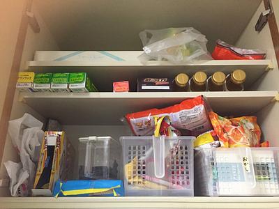 お片づけサポート〜シンク周り上棚編