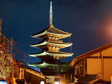 2018ライトアップ最終日の東山花灯路