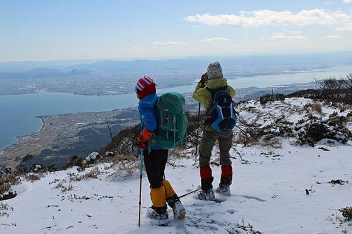 冬季の蓬莱山～権現山縦走