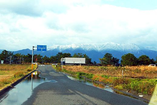 ２０１５年比良山系で遅い初冠雪