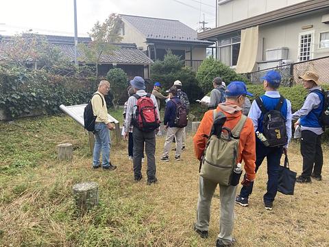 令和5年11月4日　歴史街道ウォーク・天智天皇ゆかりの「近江大津宮跡」を訪ね「渡来人の郷」をゆく