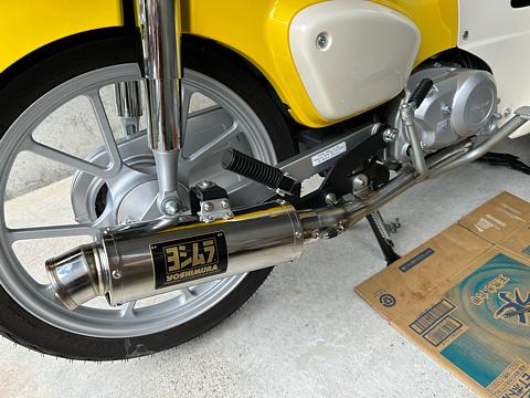 スーパーカブ110マフラー交換