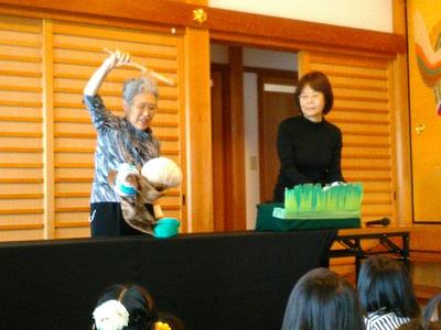 渋川・佛乗寺☆お釈迦様花まつり子供会