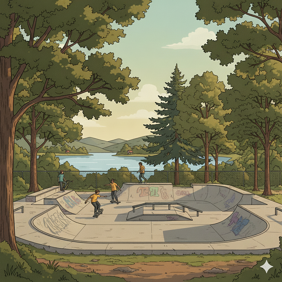 奥びわスポーツの森スケートボードパーク