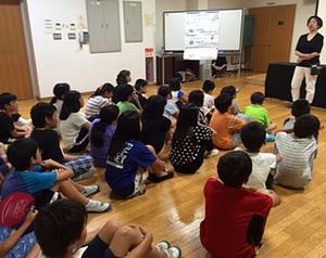 南笠東通学合宿☆おはなし会