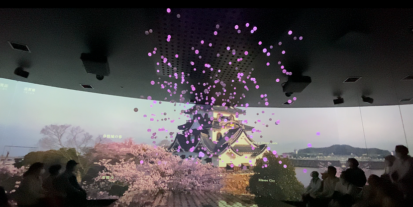 不思議な球体と彦根城