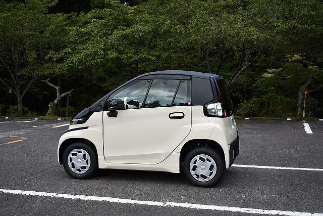 比叡山の２人乗り電動自動車