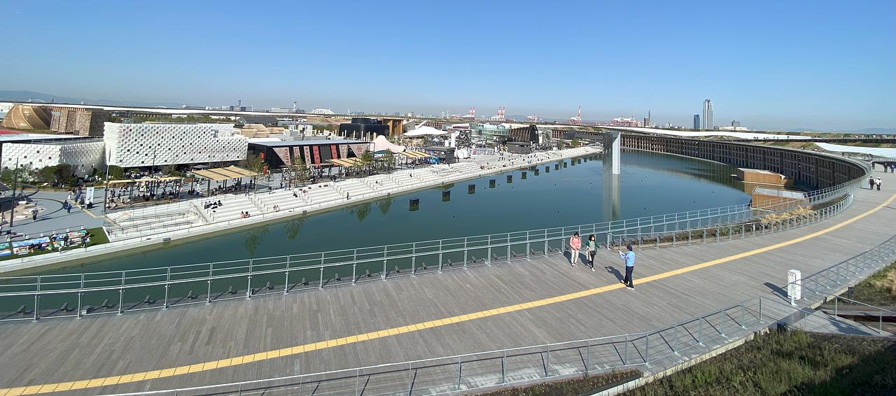 万博の大屋根リングを置くと面白いところ