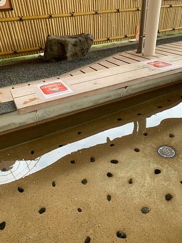 コロナ対応足湯