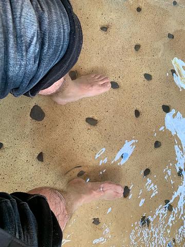 令和元年最後の足湯