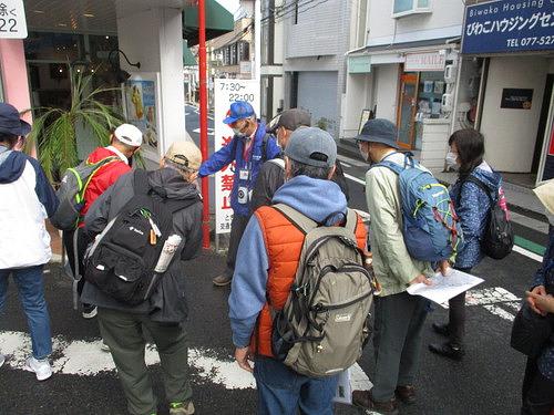 令和3年10月31日大津まちあるき 　　旧東海道を膳所から港町・宿場町大津を巡る　ガイド実施報告