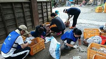 熊本地震支援訪問ツアーのようす