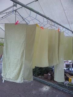 幸せの竹色のハンカチ