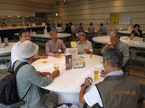 試飲会場にてその1