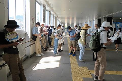 ウォーキング令和3年7月21日活動報告・新NHK大津放送局見学し、膳所・大津の歴史を巡る　