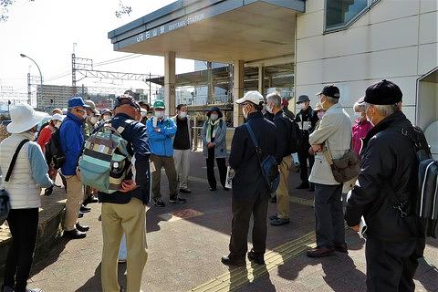 ウォーキング令和3年3月度活動報告・春の東海道を歩き膳所五社を巡る