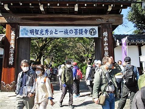 令和2年10月25日ボランティアガイド『明智光秀ゆかりの西教寺を訪ねまぼろしの坂本城跡を巡る』報告
