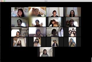 初めてのオンラインママラス♬