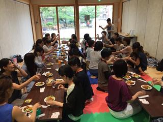 “ゆるり”で練習後打ち上げ( ^ω^ )