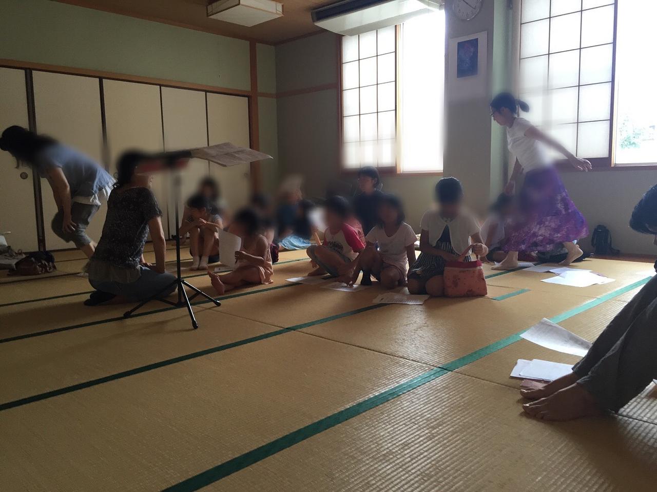 子ども達との練習