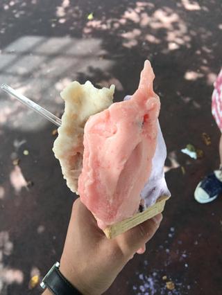 ジェラートを食べに行きました。