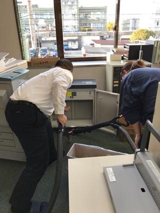 大掃除をしました