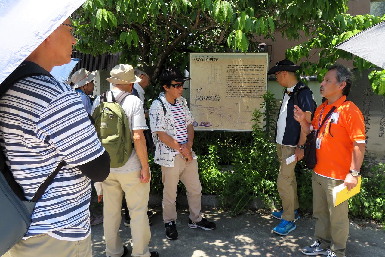 2024年6月14日クラス活動・酷暑の枚方宿を歩く