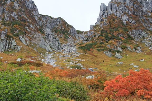 紅葉の木曽駒ヶ岳