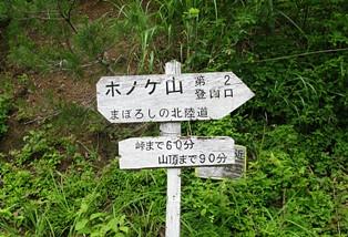 ホノケ山の塩の道