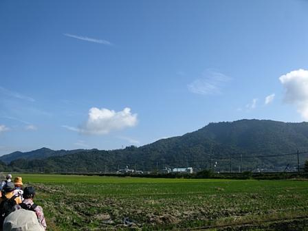 繖山・猪子山から望む